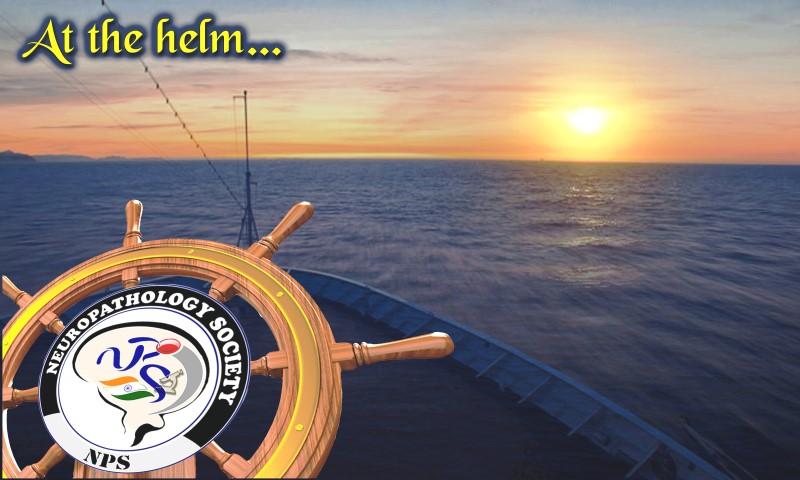 At the helm